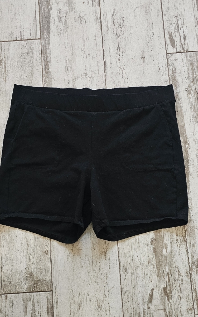 Torrid 5" Black Women's Stretch Jersey Shorts With Pockets 4X